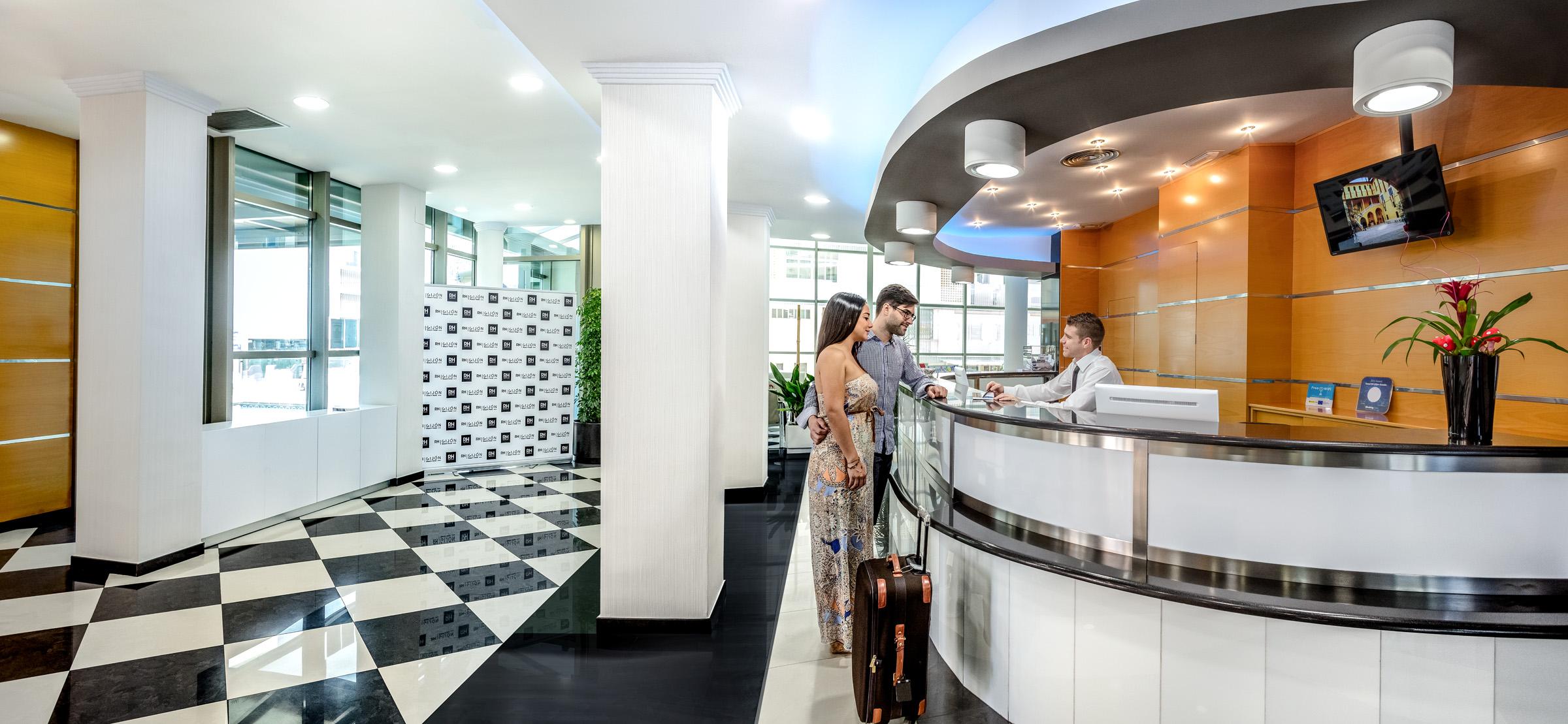 Hotel Rh Gijon & Spa Gandia Bagian luar foto