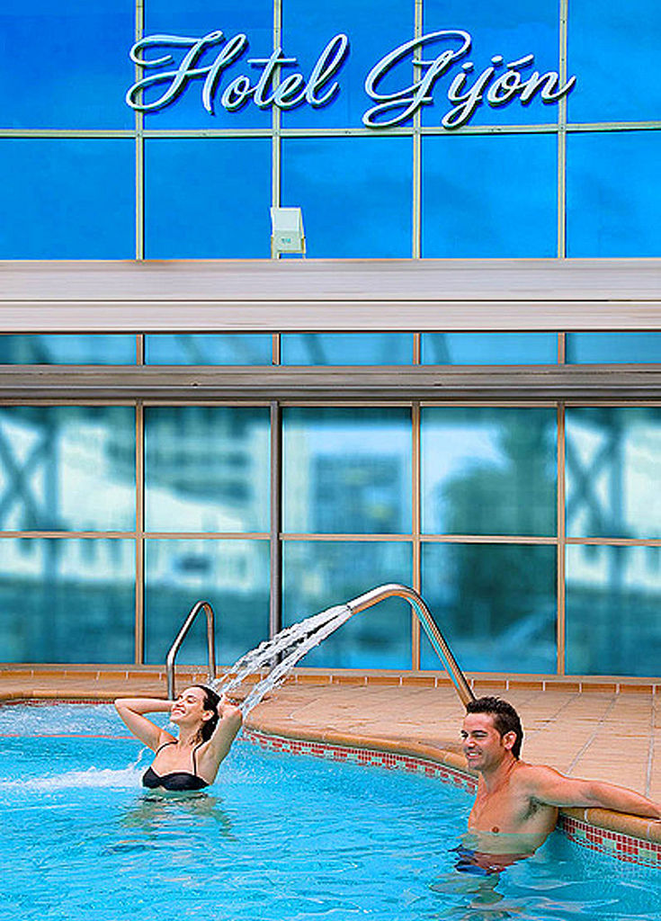 Hotel Rh Gijon & Spa Gandia Bagian luar foto